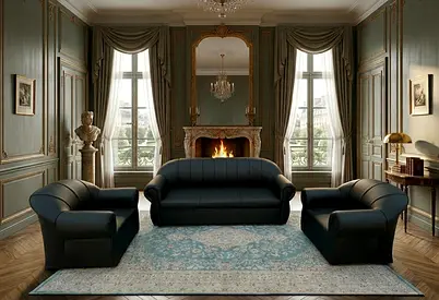 PVC Leather Sofa Set
Brand new PVC leather sofa set, 3+1+1 seating arrangement. Easy-to-match desig