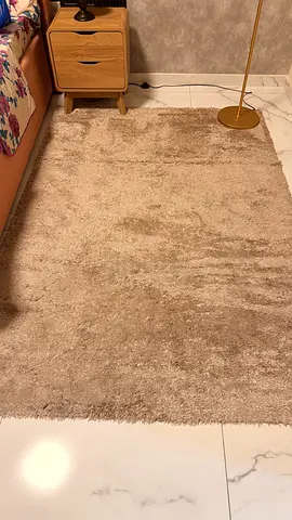 Beige Shaggy Rug