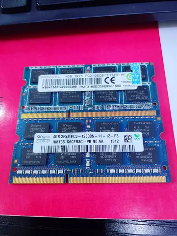 4GB DDR3 12800S LAPTOP RAM
