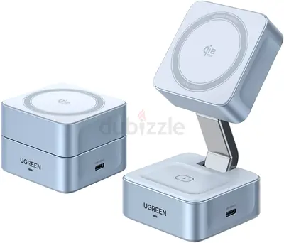 UGREEN Wireless Charger Qi2 25W MagFlow 2 in 1, Foldable Charging Stand ( Fix Price )