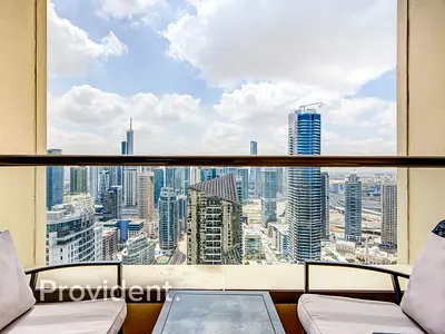 Upgraded | Furnished | High Floor | Marina View