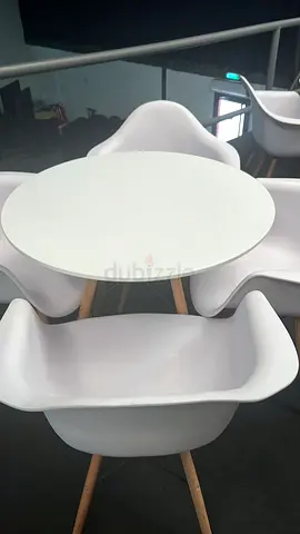 White Round Dining Table