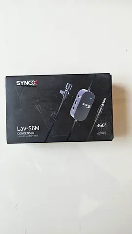 Synco Lav-S6M Lavalier Condenser Microphone (with box) - Very Good Condition (Barely used)