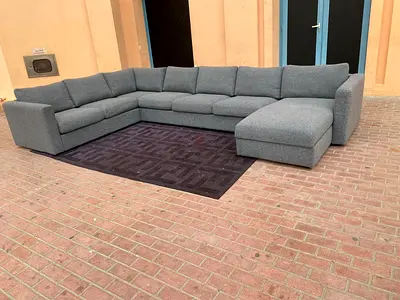 Available high quality IKEA vimle Usahpe sofa like new  and with storage