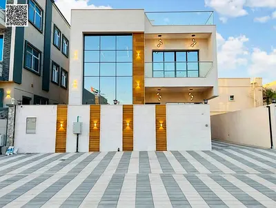 جاهزه للسكن شامل الكهرباء والماء والمكيفات فيلا طابقين وروف 5 غرف تشطيب سوبر ديلوكس