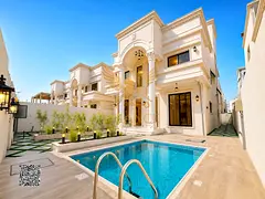 Luxury classic villa with private pool in Ajman | Freehold | Includes registration and transfer fees