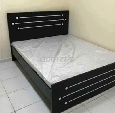 New Double Bed Wood With Mattress
