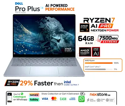 ⚡ Dell Pro 14 Plus - Fastest 7500Mhz 64GB - Ryzen AI 350 + NPU Engine - xps zbook proart precision x