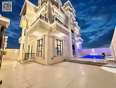 فرصة لامتلاك فيلا شامل رسوم التسجيل و التمليك زواية تصميم كلاكسيك مساحة الارض 4200 قدم طابقين ورووف خلف حديقة الحميدية تملك حر لجميع الجنسيات
