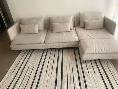 IKEA Sodhermn L shape Sofa Beige