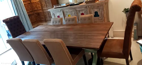 Dining table with 8 chairs