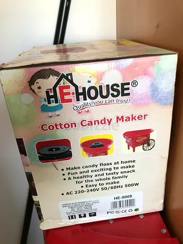 HEHOUSE Cotton Candy Maker - Small Home Machine (Boxed)