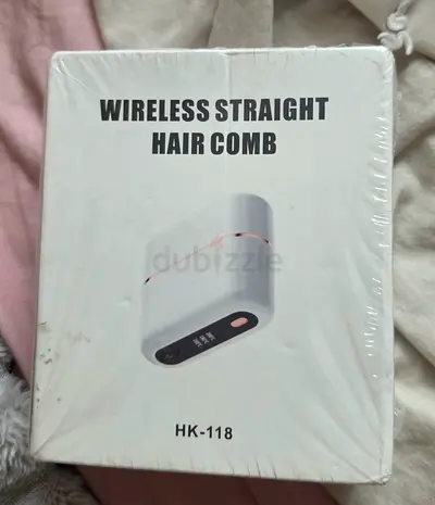 Wireless Straight Hair Comb HK-118 - New in Sealed Box. AED 70 Only!