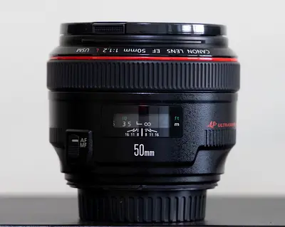 Canon EF 50mm f1.2 L USM Lens - Perfect Condition