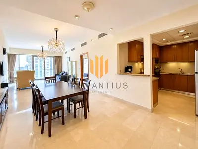 2BR with Sea & Marina View | Spacious Layout