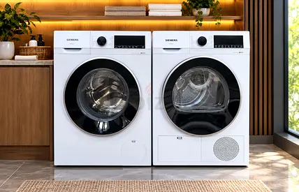 Siemens brand 9kg washing machine and 9kg dryer separate set