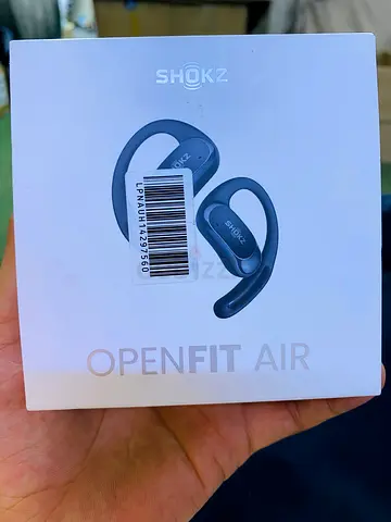Shokz OpenFit Air bone-conduction earphones - boxed