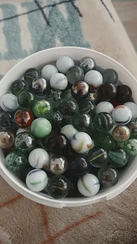 Vintage glass marbles from the LEVANT. More than 150 pcs
