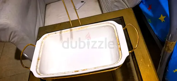 Dish with table