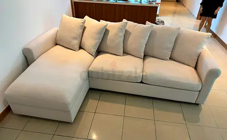 Ikea gronlid L shape sofa bed with mattress