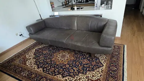 Marina Home 4 Seater Sofa Leather