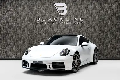 BUY NOW, PAY LATER | THE BLACKLINE STANDARD | 2028 Porsche Warranty, Low KMs, GCC