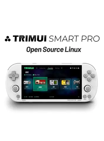 Trimui Smart Pro handheld gaming console - Open Source Linux (white)