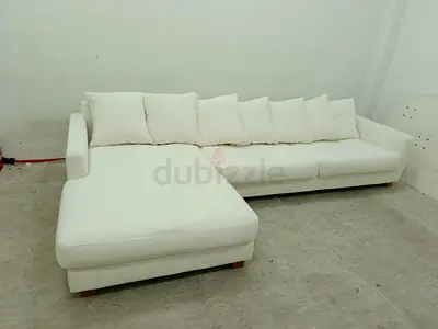 Same like new condition the loom collection lshape sofa