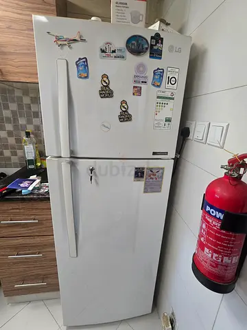 LG Double Door Refrigerator - White, Well Maintained