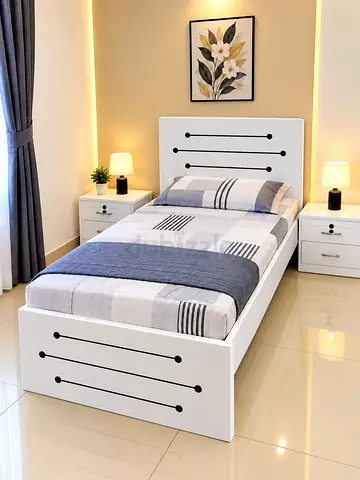Brand New single size bed strong good quality including mattress single bed