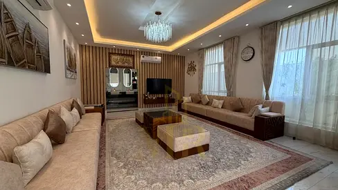 For sale or rent in Al-Rawdah 1 – high-end, premium finishes. The price includes electricity, water, air conditioning, and furniture. Located immediat