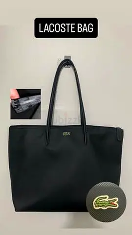 Lacoste black tote bag - used, good condition