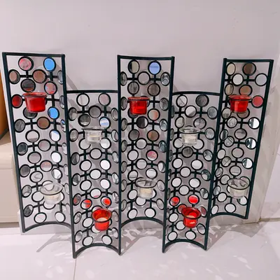 Wrought Iron Wall Hanging Candle holder