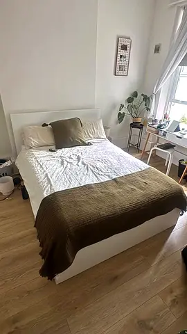 Ikea Double Bed Frame With Mattress excellent condition 140x200cm