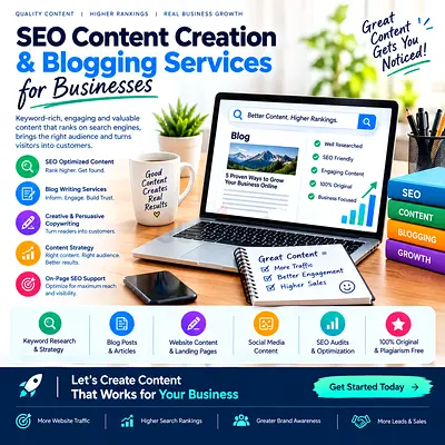 SEO Content Creation & Blogging Services for Businesses