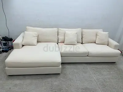 Pottery barn lshape sofa