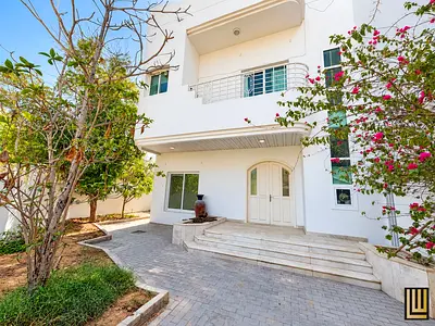 Corner 4BR Villa for Rent in Umm Suqeim | Private Garden & Pool | Near Kite Beach