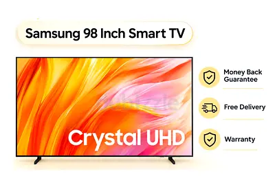 Samsung 98 Inch Crystal UHD 4K HDR Smart TV 2026 Model 98U9000H