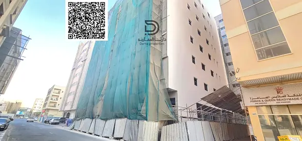 بناية سكنية تجارية جديدة G+6 للبيع في الحميدية 1 عجمان تملك حر لجميع الجنسيات دخل سنوي متوقع 1.329 مليون درهم وعائد 8.86% وموقع استراتيجي خلف مرور عجم