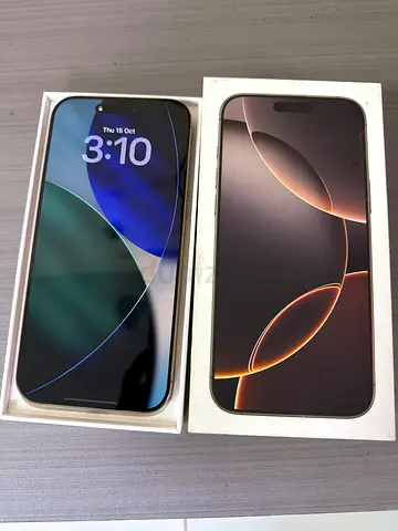 iPhone 16 pro max,Desert titanium,256GB with Box