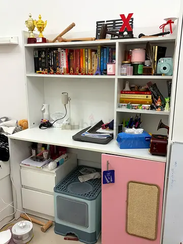 Study Table - Good Condition - White