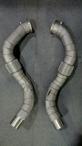DOWNPIPE FOR BMW X5M F85 X6M F86 with CATLESS / HEAD SHIELD