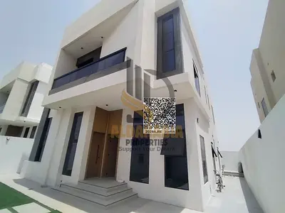 Brand New First Tenant | Super Deluxe 5-Bedroom Villa for Annual Rent in Al Zahya, Ajman!