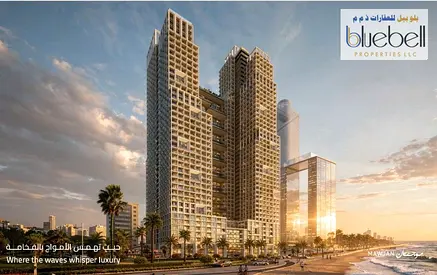 1-Bedroom Apartment with Direct Sea View on Ajman Corniche | Only 5% Down Payment | 5.5-Year Payment Plan