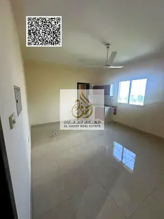 Studio apartment for annual rent, first occupancy, located in the Liwara Al Bustan area.