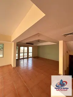 Al-Rifa'a villa, 2 floors with balconies. Features three master bedrooms with built-in wardrobes, a