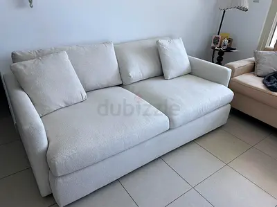 Premium Quality Crate&Barrel Lounge Deep feather 🪶 filled Sofa