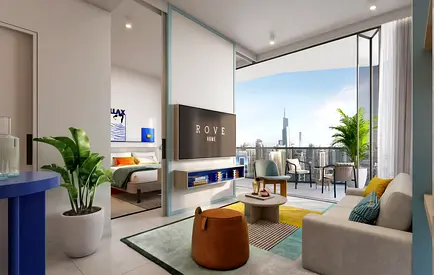 Furnished 1BR Apartment | Rove Home Dubai Marina | Marina & Skyline Views