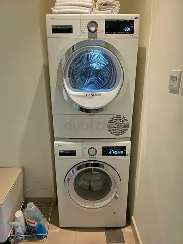 Bosch Series 8 Latest Model Washer and Dryer Separate Set for Sale