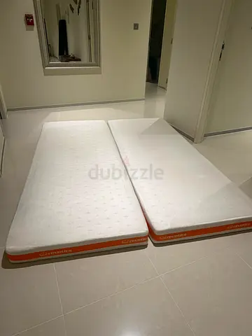 A pair of mattresses
